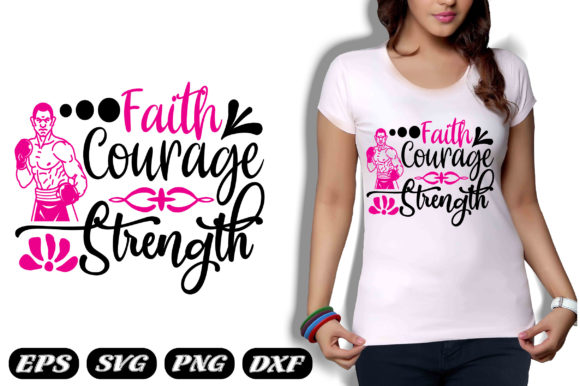 Breast Cancer, Faith Courage Strength Embroidery Design Review