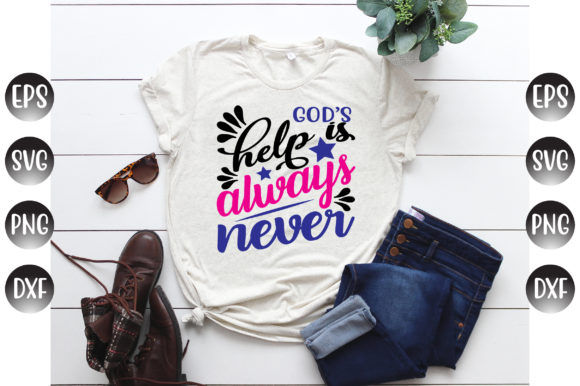 God's Help Is Always Near: A Faithful Embroidery Design Review