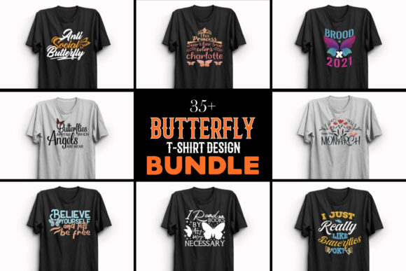 New Butterfly T-Shirt Bundle Vol 1 Review for Real Projects