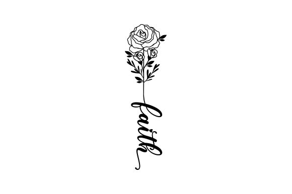 Reviewing Faith Flower Line Art for Real Embroidery Projects